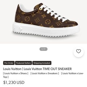 Authentic Louis Vuitton Sneakers